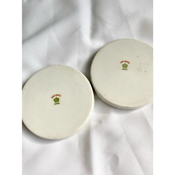 Hand painted Nippon Japanese dishes set of 2 - Picture 4 of 6